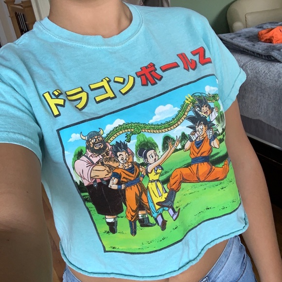 Anime Dragon Ball Z Crop Top 
